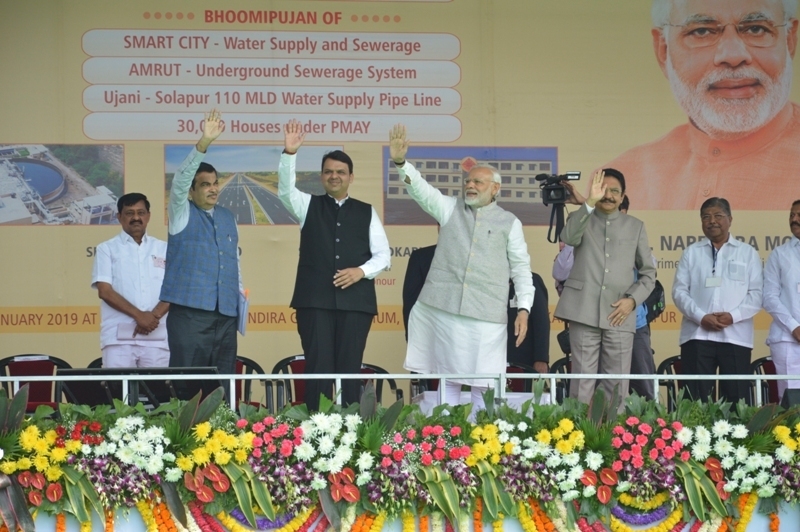 PM Modi launches various projects at Solapur