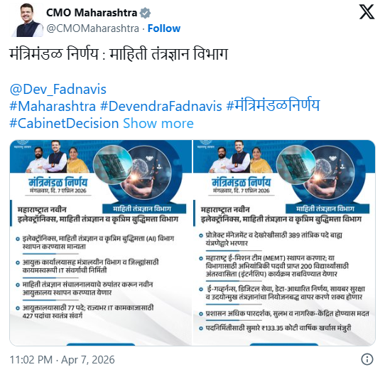 माहिती तंत्रज्ञान विभाग
